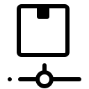 pastel glyph style shipment logistic icon