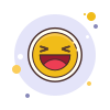 bubbles style 행복 icon