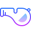 gradient style 휘파람 icon