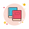 bubbles style books icon