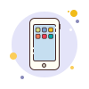 bubbles style iphone icon