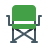 color style campingstuhl icon