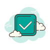 cloud style 검사 확인란 2 icon