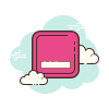 cloud style fenster verkleinern icon