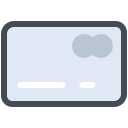 pastel color style 银行卡正面 icon