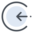 pastel color style login rounded icon