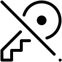pastel glyph style no key icon