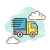 cloud style in transit icon