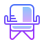 gradient style campingstuhl icon
