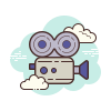 cloud style documentary icon