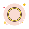bubbles style kreis ohne häkchen icon
