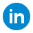 LinkedIn rodeado de círculo icon