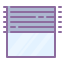 cute color style shutter middle position icon