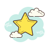 Estrella relleno icon