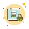 bubbles style enter icon