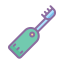 cute color style brushing teeth icon