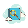 cloud style google 웹 검색 icon