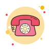 Téléphone raccroché icon
