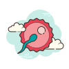 cloud style 파종 icon