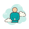 cloud style straitjacket icon