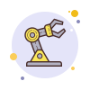 bubbles style robotic arm icon