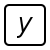 ios 17 outlined style y coordinate icon