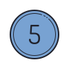 Circled 5 icon