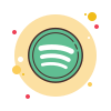 bubbles style spotify icon