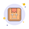 bubbles style carton icon