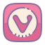cute color style vivaldi web browser icon