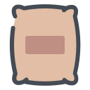 pastel color style sugar sack icon
