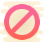 cute clipart style 2 취소 icon