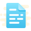 cute clipart style 문서 icon