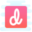 cute clipart style dribbble icon
