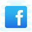 cute clipart style social network icon