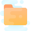 cute clipart style 폴더 icon