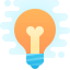 cute clipart style idea icon