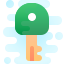 cute clipart style key icon