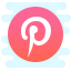 cute clipart style pinterest icon