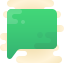 cute clipart style speech bubble icon