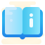 cute clipart style user manual icon