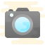cute clipart style cámara icon