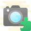 cute clipart style cámara addon icon