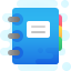 cute clipart style copybook icon