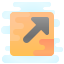 Externer Link Quadrat icon