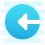 cute clipart style entrar redondeado icon