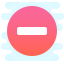 cute clipart style no entry icon