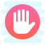 cute clipart style private icon