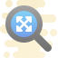 cute clipart style 확장 영역으로 확대 icon