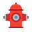color style fire hydrant icon